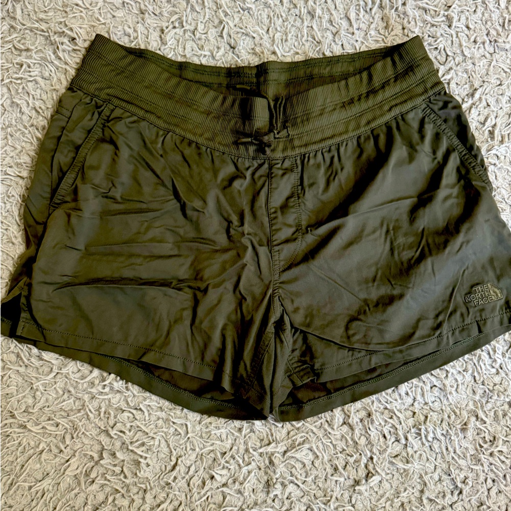 Green The North Face Shorts! Size Large!